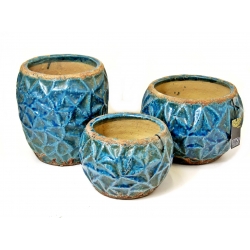 Osłonka ceramiczna/wazon marokański ETNO 20cm